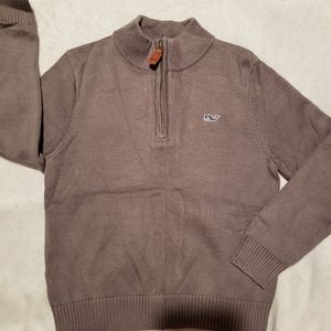Boys Half Zip Vineyard Vine Sweater